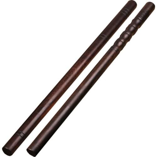 Black sandalwood Philippine short stick, gloomy wood tai chi stick whiplash wand vehicle martial arts kungfu wushu stick