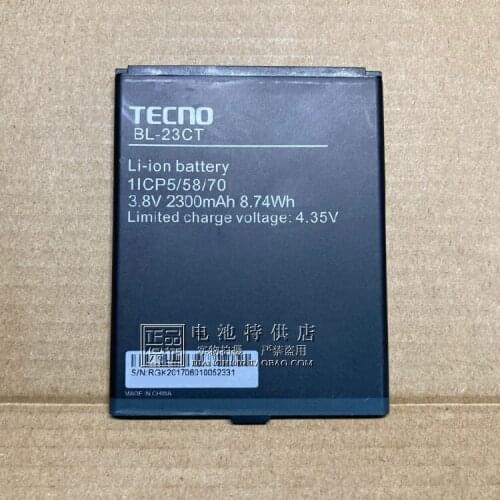 For TECNO battery BL-23CT mobile phone battery 8.74WH 2300mAh mobile phone board