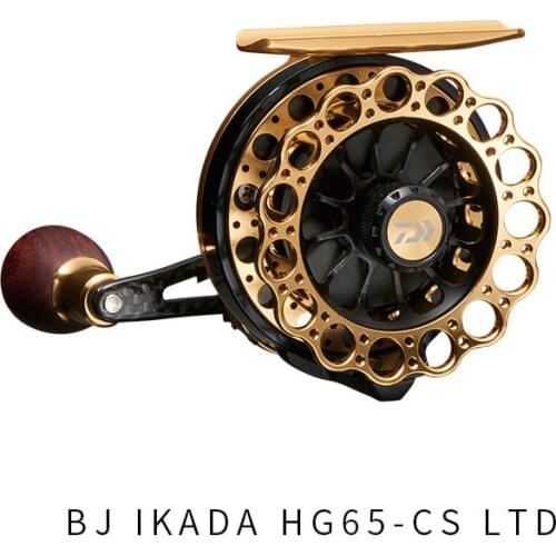 18 BJ HG65-CS LTD Aluminum Alloy Raft Fishing Reel Micro Lead Boat Raft Wheel Fishing Boat Carretilha De Pesca