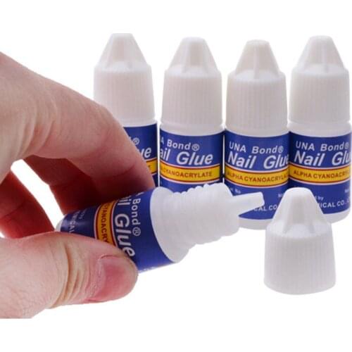 2019 2 Pcs Nail Art Glue Super Sticky Fast Drying Rhinestone False Nail Adhensive Builder Gel