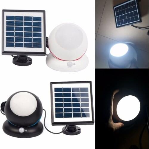 Dome Camera Shape LED Solar Wall Lamp light Build-in 2000mAh lithium battery with Solar panels, Body infrared sensor function