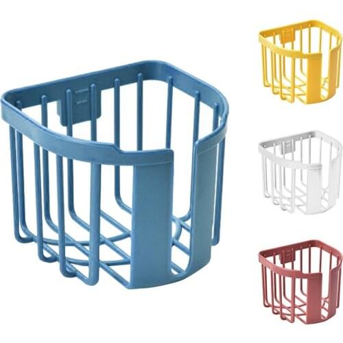 Wall Mount Toilet Paper Holder Punch-Free Roll Paper Shelf Toilet Paper Tray Waterproof Tissue Storage Box