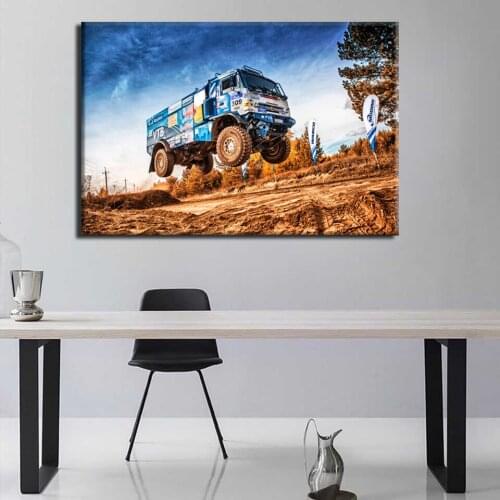 Supercar Posters Trucks SilkWay Rallying Sport Car Wall Art Picture Prints Modern Canvas Paintings for Living Room Decor