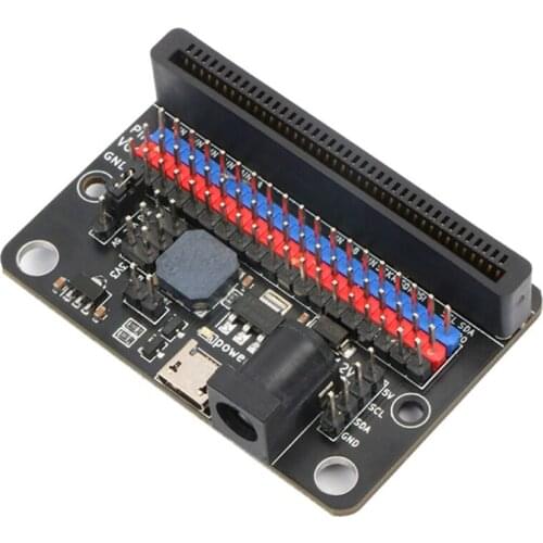 Expansion Board for Micro:Bit GPIO Expansion Python IO:Bit 5V with on Board Passive Buzzer