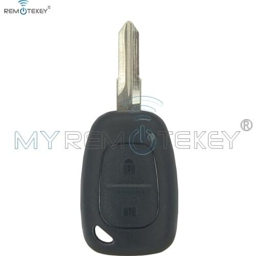 Remtekey 8200008231 remote key 2 button 433Mhz VAC102 ID46-PCF7946 for Renault Kangoo 2005 2006 2007 2008