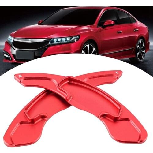 Steering Wheel Shift Blade, 2pcs Car Extension Steering Wheel Aluminum Alloy Shift Paddle Blade Shifter for Honda