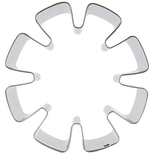 Snowflake Puzzle shape cookie cutting molds, baking tools, cake decorating soft candy tools