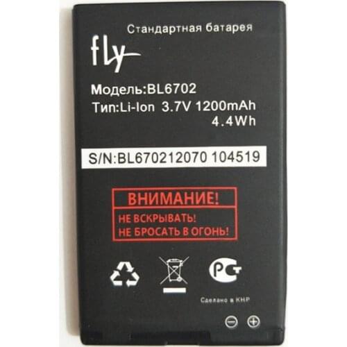High quality New 1200mAh Bl6702 battery for Fly TS105, BL4503 Ezzy3 Phone battery