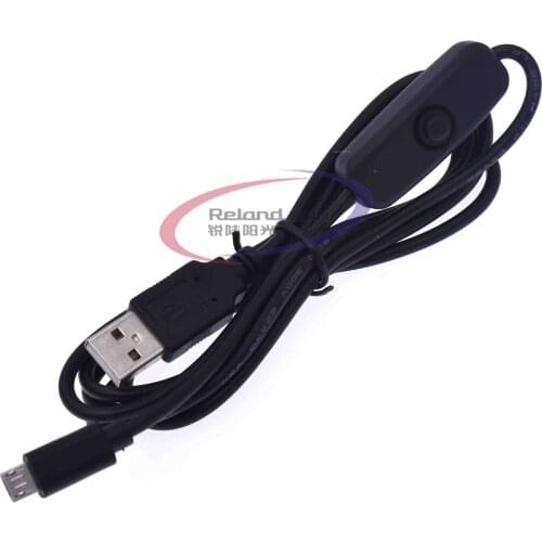 1.5m Micro USB Power Supply Charger Cable Wire with ON/OFF Switch For Raspberry Pi