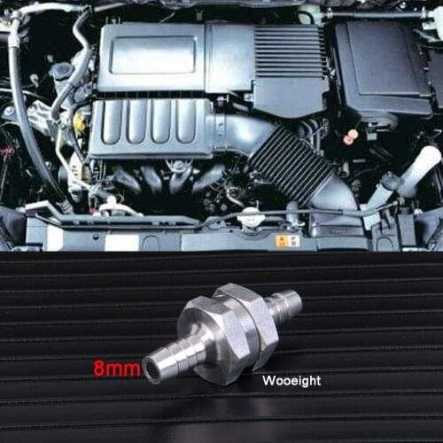 1Pc One Way Aluminium Alloy Fuel Non Return Check Valve Fit For Carburetors And Marine Automotive Caravans/RV 8mm