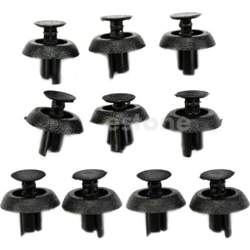 2021 New 10pcs 7mm Hole Car Plastic Rivets Fastener Bumper Clips for toyota