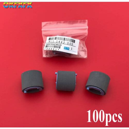 100PCS RL1-1442-000 RL1-2593-000 Pickup Roller for HP P1005 P1102 P1102W M1130 M1132 M1212 M125A M127 M12w M26a M203 M227 M477