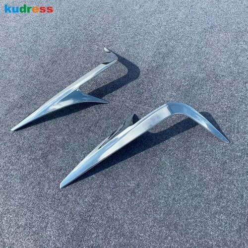 For Toyota Prius 2019 2020 Hatchback Chrome Rear Tail Light Lamp Eyebrow Decoration Stripe Cover Trim Car Styling Accessories