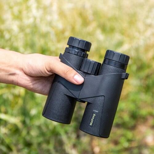 Maifeng 10x42 Binoculars Waterproof Lightweight Compact Telescope Prism Bak4 HD Bird Watching Hunting With Smartphone Adapter