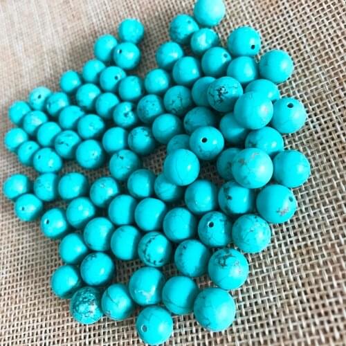 Chanfar 8mm Half Hole Natural Stone Beads For Earrings Making Beads Accessory