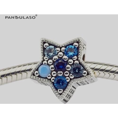 Bright Star Charm Multi-Colored DIY Beads For Jewelry Making Woman Beads For Original 925 Silver Bracelets Christmas Gift