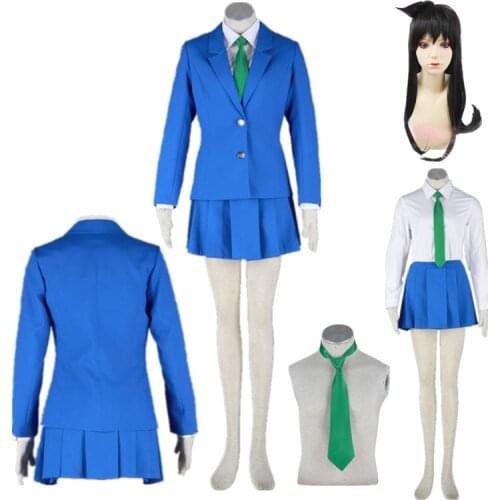 Detective Conan Case Closed Rachel Moore Mouri Ran Halloween Cosplay Costume School Uniform