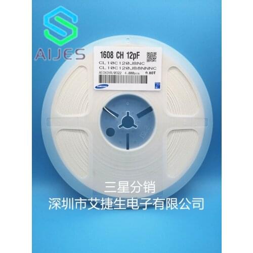 CL10C120KB8NNNC CL10C120JC8NNNC CL10C120JB8NNNC CL10C120JB8NFNC CL10C120FB8NNNC 0603 12pF 50V 100V C0G ±1% ±5% ±10% Chip capacit
