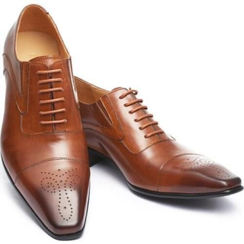 DeeLerShion Mens Leather Shoes