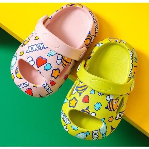 Child Kids Slippers for Boys Girls Cartoon Shoes Summer Toddler Flip Flops Baby Indoor Slippers Beach Swimming Slippers Children