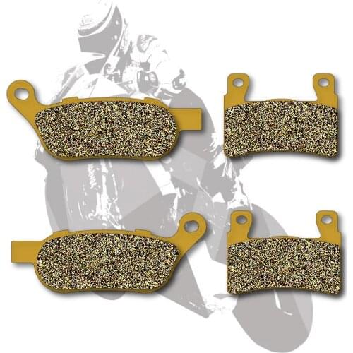 Motorcycle Disc Semi-Metallic Brake Pads Front & Rear For HARLEY FLD 1584 Switchback 2015 FLSTN 1584 Sotail Deluxe 2015