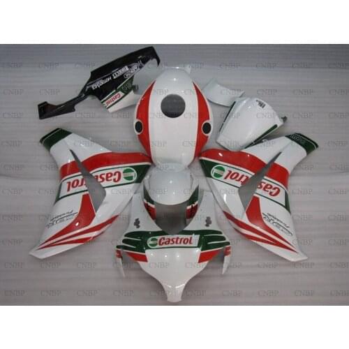 Fireblade 2008 - 2011 Full Body Kits Fireblade 2011 Fairings for Honda Cbr1000 RR 2010 White Red Plastic Fairings