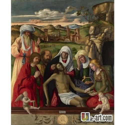 Canvas Prints (The Entombment) Andrea Busati Free shipping printed picture decorative painting for church Religion-283