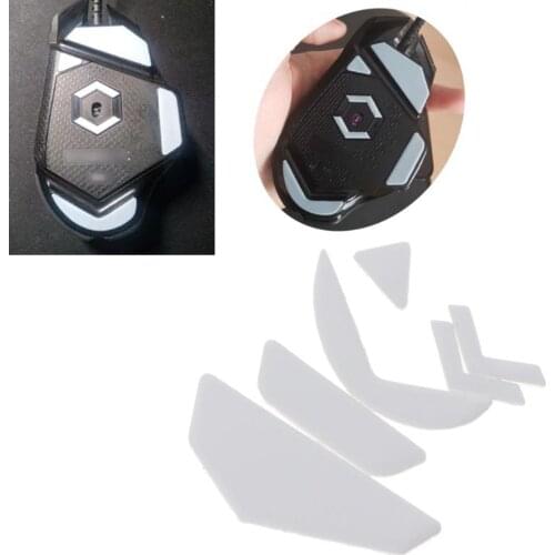 Rounded Curved Edges Mouse Feet for Logitech G502 / G502 RGB Gaming Mice 0.8mm Thickness Advanced manufacturing technology
