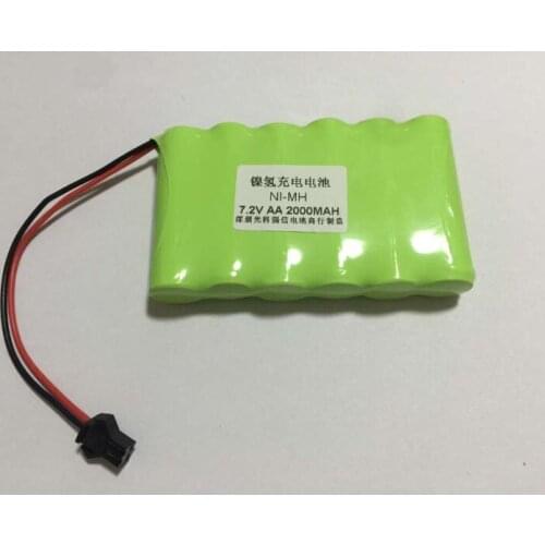 7.2v li po li-ion batteries NI-MH battery 7 2 v lipo li ion rechargeable lithium-ion for 7.2 V AA 2000MAh
