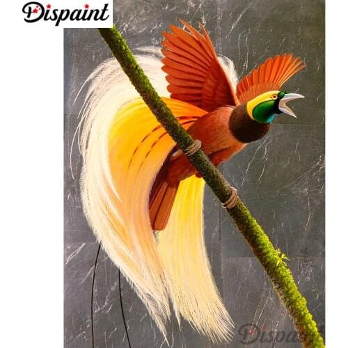 Dispaint Full Square/Round Drill 5D DIY Diamond Painting "Animal bird scenery" Embroidery Cross Stitch 5D Home Decor A10194