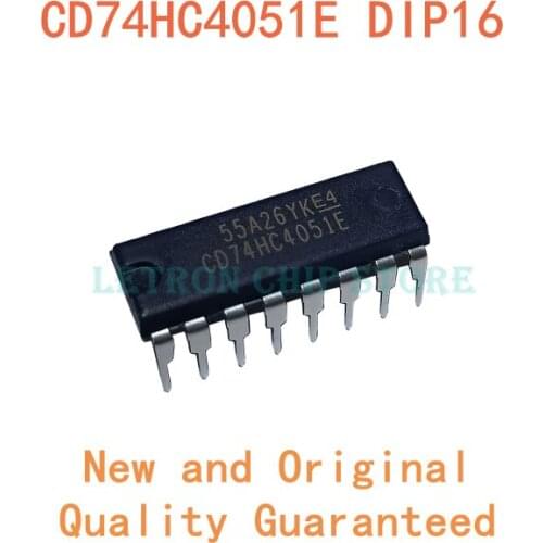 5pcs CD74HC4051E DIP-16 CD74HC4051 DIP 74HC4051 original and new