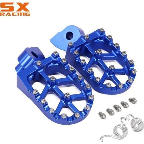 Motorcycle CNC Foot Pegs Footpeg Pedals Rest For YAMAHA YZ 85 125 250 YZ250F YZ426F YZ450F YZ250X WR250F WR400F WR426F WR450F