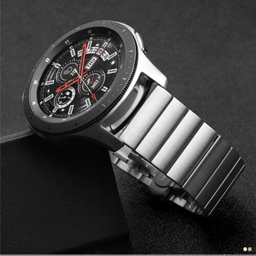 22mm 20mm Stainless Steel Strap For Samsung Galaxy Watch 3 45mm 41mm Huawei Watch GT 2 Pro 46mm 42mm Band For Galaxy Active 2