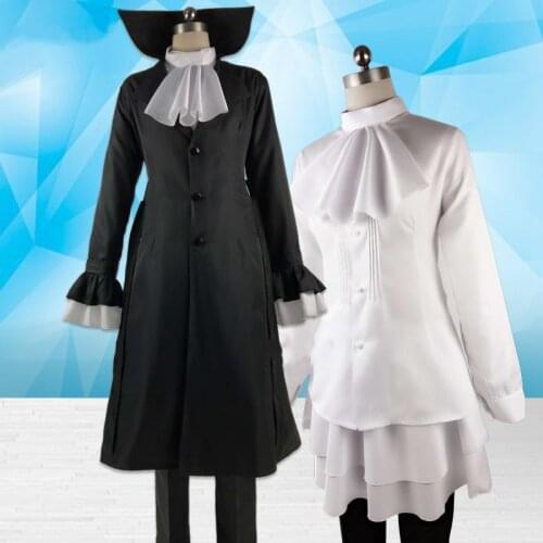 Unisex Anime Stray Dogs Ryunosuke Akutagawa Cosplay Costume Cartoon Halloween Long Sleeve Uniform For Men Women Suit Full Set
