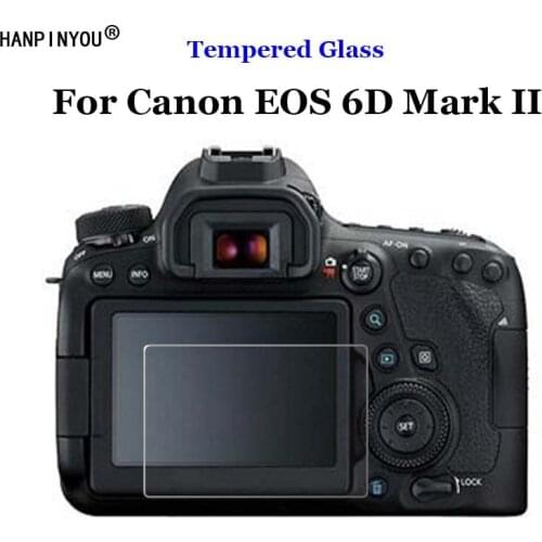 For Canon EOS 6D Mark II 2 6D2 6DII Mark2 MK2 MarkII Tough Tempered Glass 9H 2.5D Camera LCD Screen Protector Protective Film