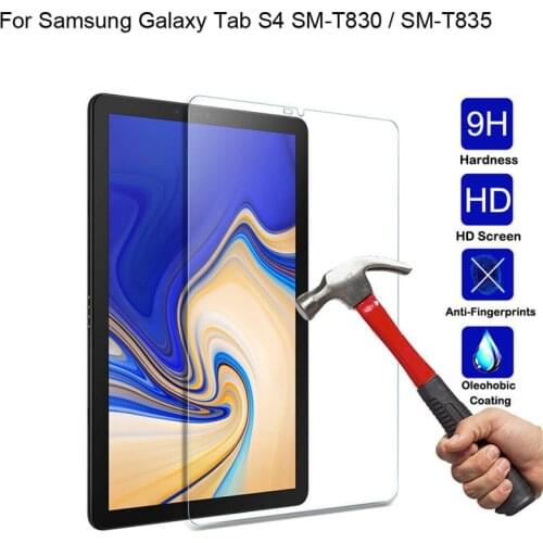 Tempered Glass Screen Protector for Samsung Galaxy Tab S4 10.5 Inch SM-T830 T835 T837 Tablet 9H Hard Protective Glass Guard Film