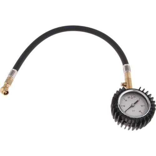 0-60Psi Tire Pressure Gauge Tester Meter For Car/Motorcycle