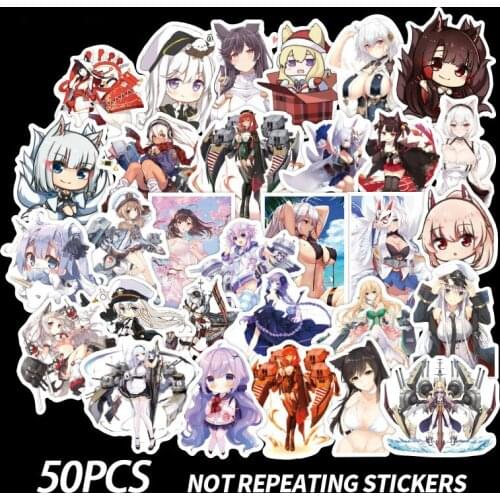 50pcs Game Anime Graffiti Stickers for Car Styling Motorcycle Bike Laptop Travel Luggage Cool Funny Sticker Bomb JDM Decals