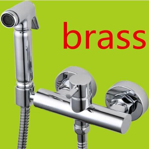 Freee shipping small shower spray gun cold and hot water mixed set Bidet bidet shower pvc shower torneira mixer "7-10cm" BD333-a