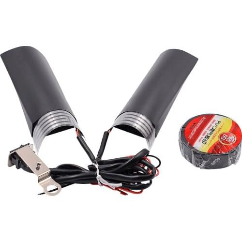 Electric Heating Handlebar Cover Winter Motorcycle Heated Handle Grip Motorcycle Switch Thermostat Motorcycle Heating Grips