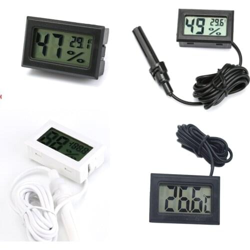 Professional Mini Digital LCD Thermometer Hygrometer Humidity Temperature Meter Indoor Digital LCD Display Sensor Drop shipping