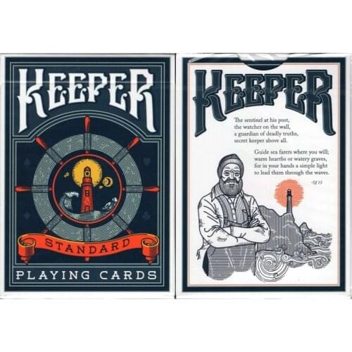 Ellusionist Blue Keeper Playing Cards USPCC Bicycle Collectable Deck Poker Size Magic Card Games Magic Tricks Props