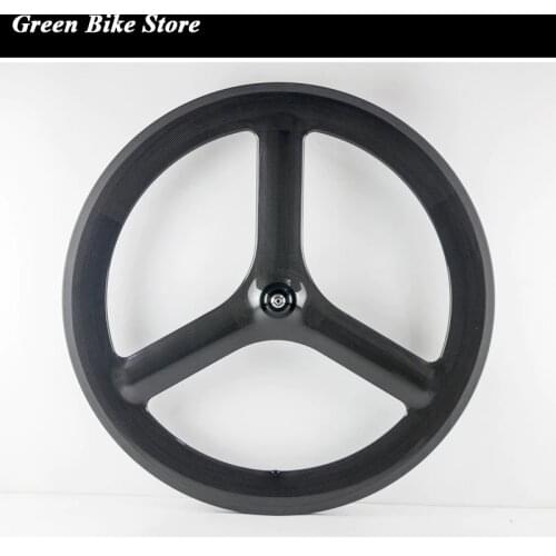 Hot sale carbon wheelset tri spoke 65mm depth 23mm width clincher 700c 3 spoke road bicycle wheel