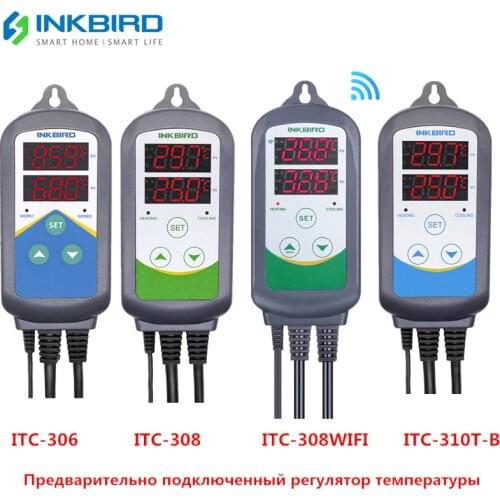 Inkbird 4 types EU plug digital pre-connected temperature controller controlador de temperatura