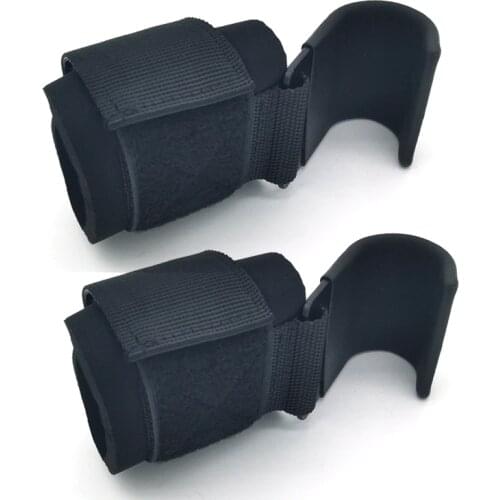 Weight Lifting Grip Hooks Lifting-Hook Hand-Bar Fitness Wrist Straps Heavy Duty Pull-ups Power Lifting Grips Padded Workout Hook