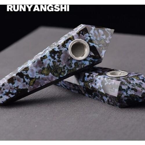 Alabaster Pipe Strainer Free Shipping Quartz Stone 1 Pc Smoke Pipe High Quality Runyangshi YX36