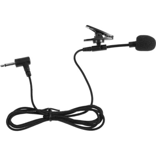 Mini Portable Wired Microphone 3.5mm Jack Lavalier Clip-on Microphone for Lecture Teaching Speech Guide Loudspeaker