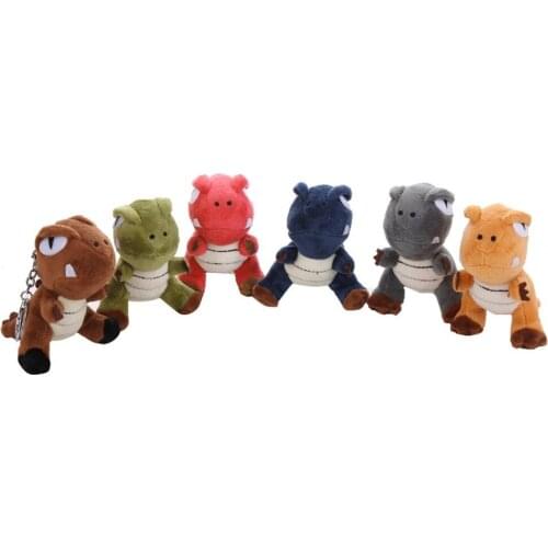 Stuffed Keychain Toys Backpack Accessories Cute Plush Toys Dinosaur Soft Stuffed Animals Dolls Gift Plush Toy For Kids Adults