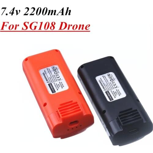 Original 7.4V 2200mAh Lipo Battery For SG108 SG-108 Drone RC Quadcopter Spare Parts For SG108 SG-108 Rechargeable Battery 1Pcs