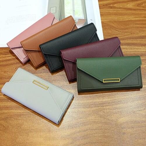 Q Womens Purses Fashion Female Purse Card Holder Multi-functional Long Ladies Wallet Retro Style PU Leather Money Bag